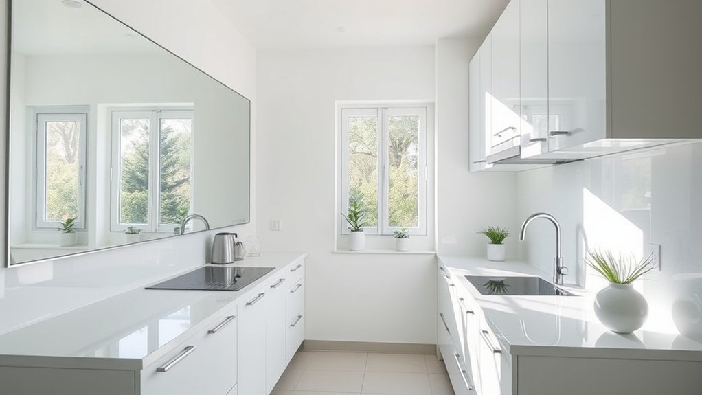 10 Tips to Make a Small Kitchen Look Bigger 4 reflect light create space