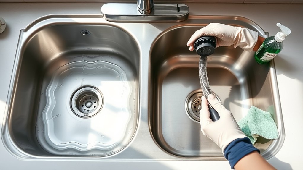 How to Unclog a Double Kitchen Sink in 3 Easy Steps 4 regular cleaning prevents blockages