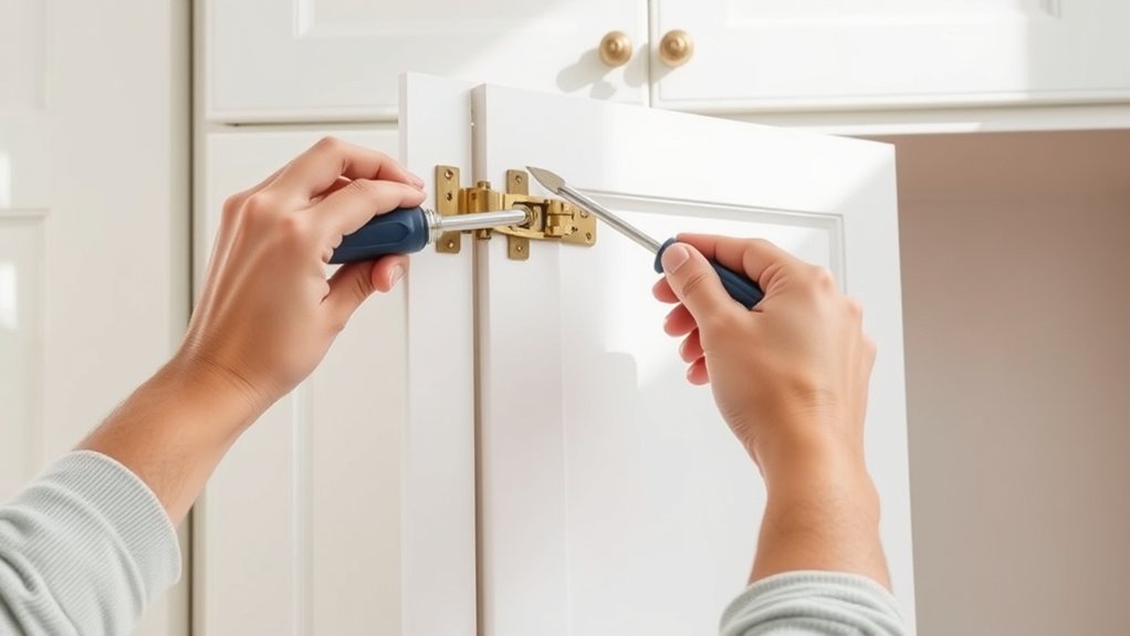 remove doors for access