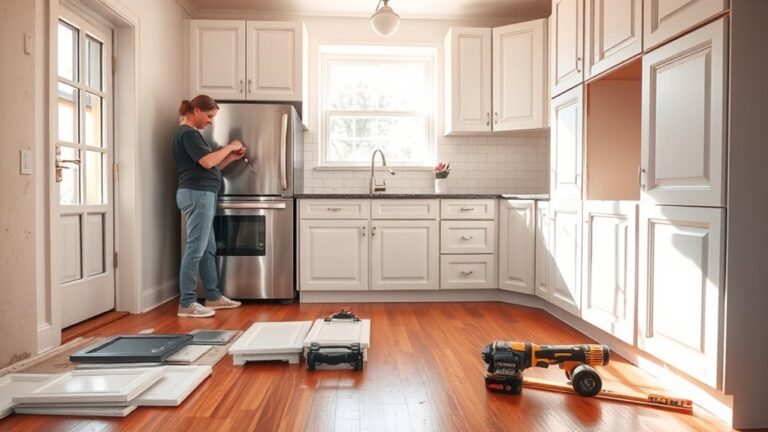replace cabinets in five steps