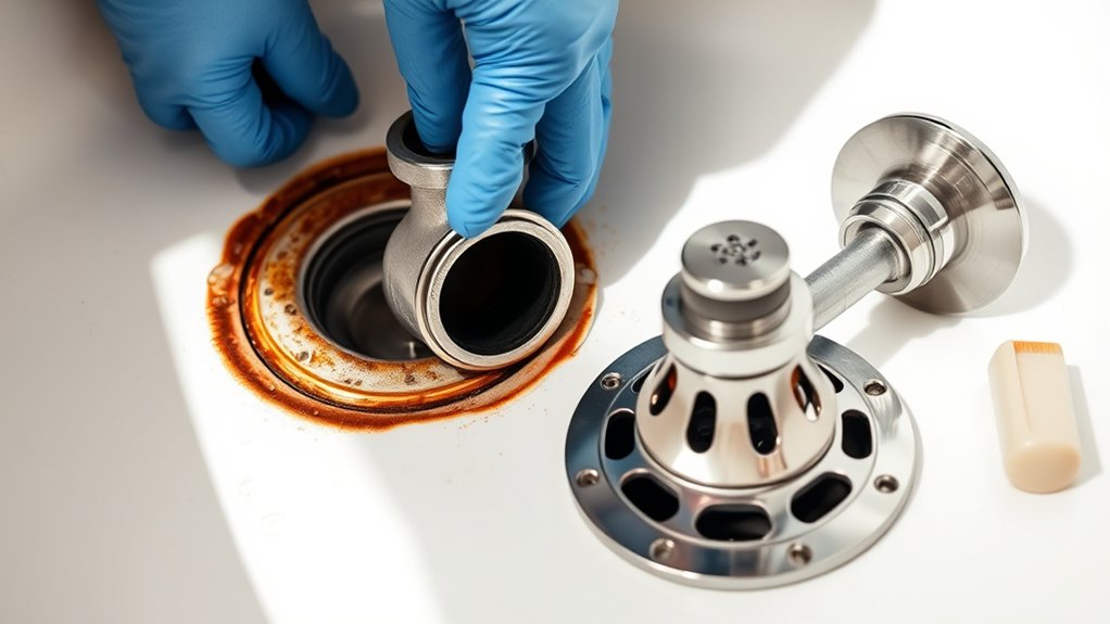 replace sink drain assembly