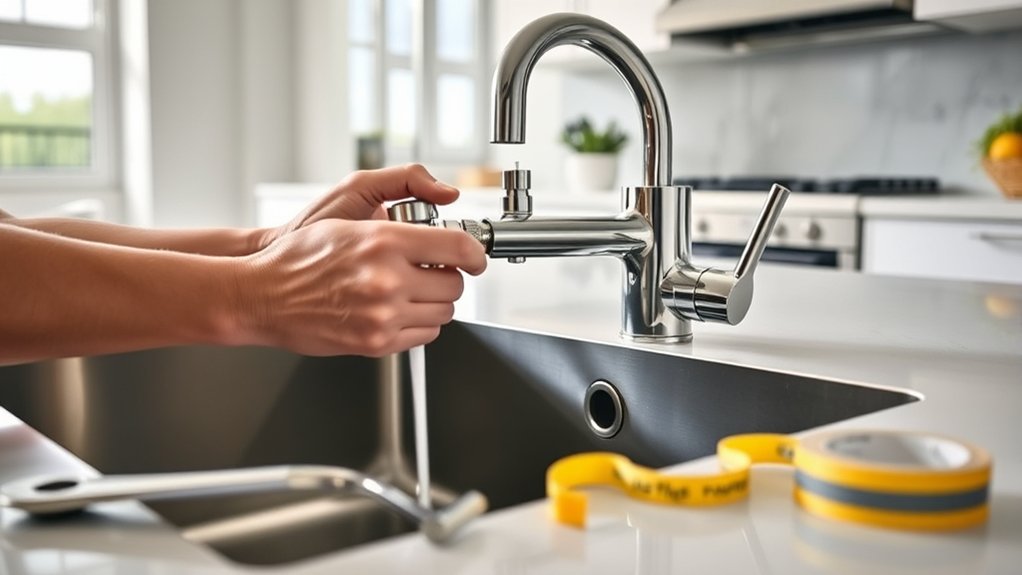 replacing a kitchen faucet q7xcq