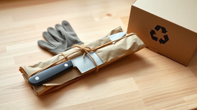 safe knife disposal methods