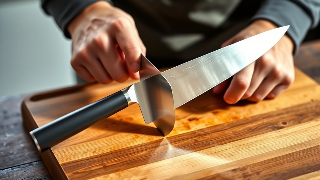 10 Steps to Sharpen Kitchen Knives With a Rod 3 safe knife sharpening practices