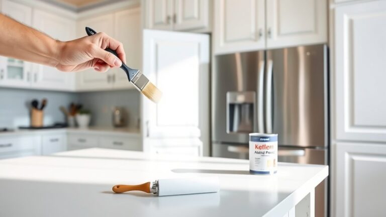 sanding free kitchen cabinet painting