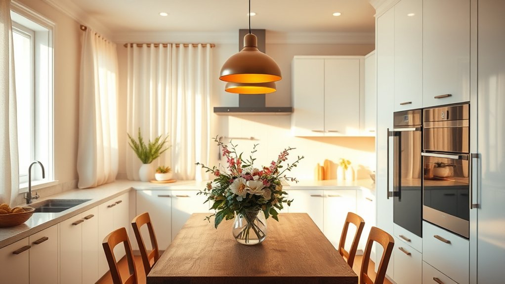 soft warm layered lighting