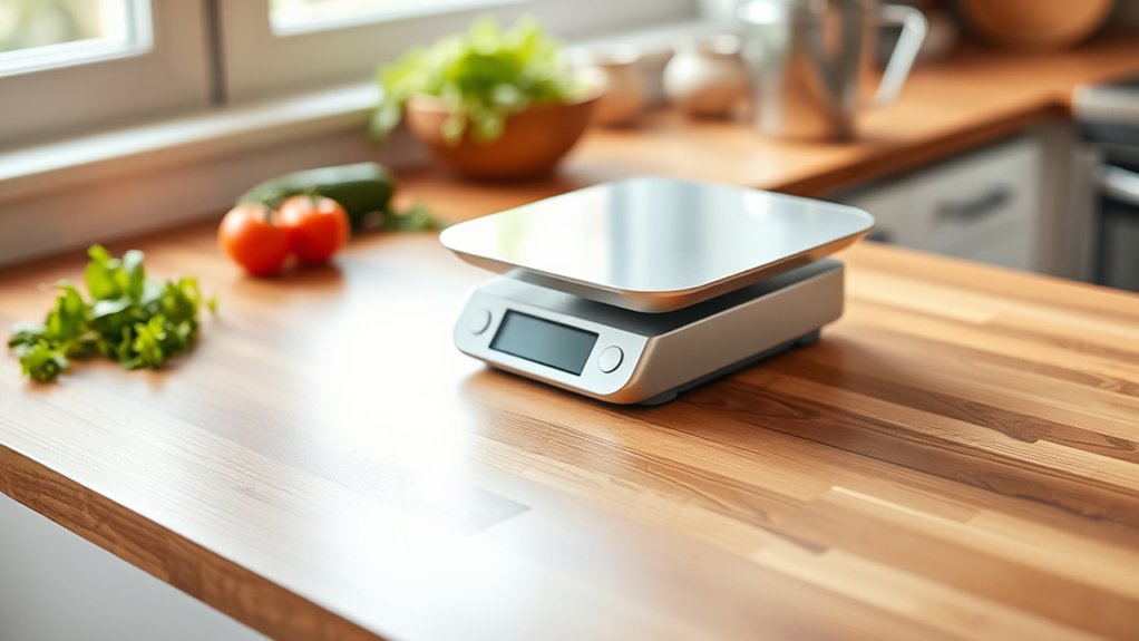 How to Use a Kitchen Scale in 10 Easy Steps 3 stable level surface placement