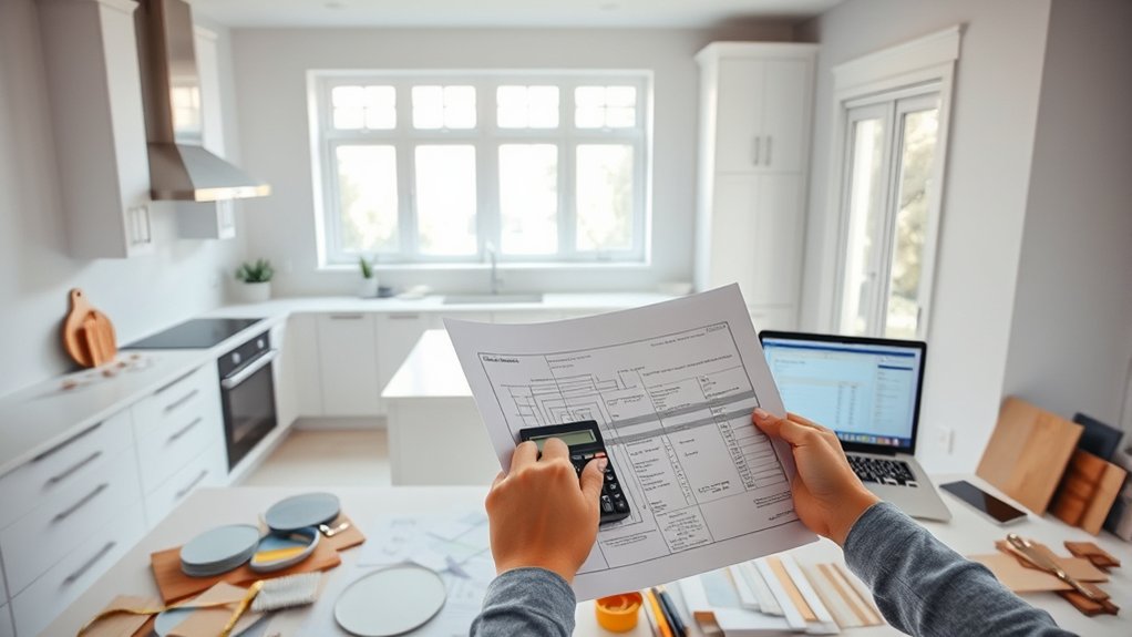 step by step kitchen financing
