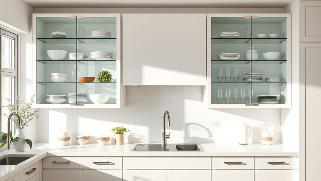 stylish glass cabinet decor