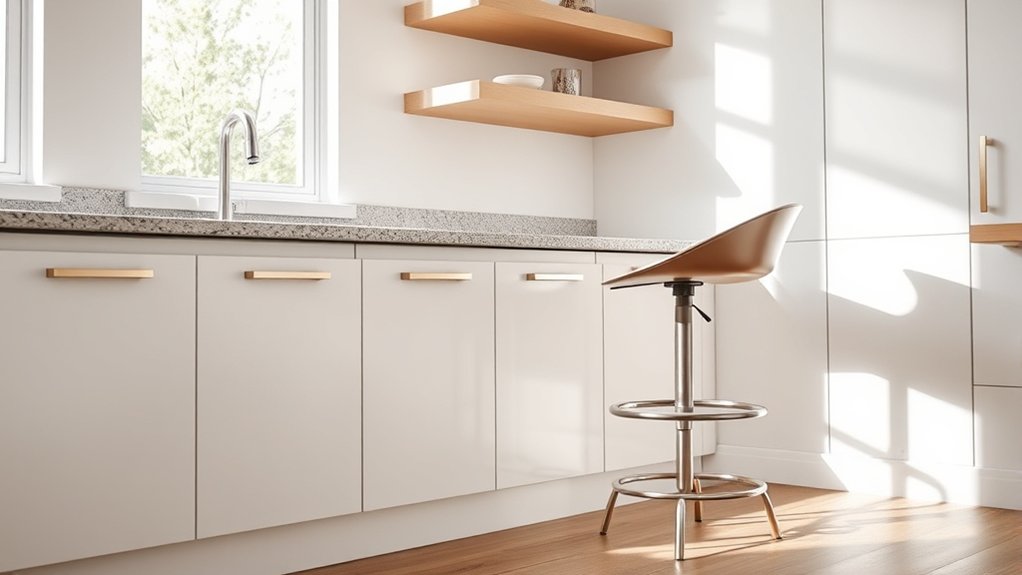What Is the Standard Tall Height for Kitchen Base Cabinets? 2 tall cabinets enhance comfort
