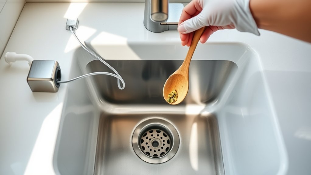 How to Unclog a Kitchen Sink With Disposal in 3 Easy Steps 2 turn off power clear debris