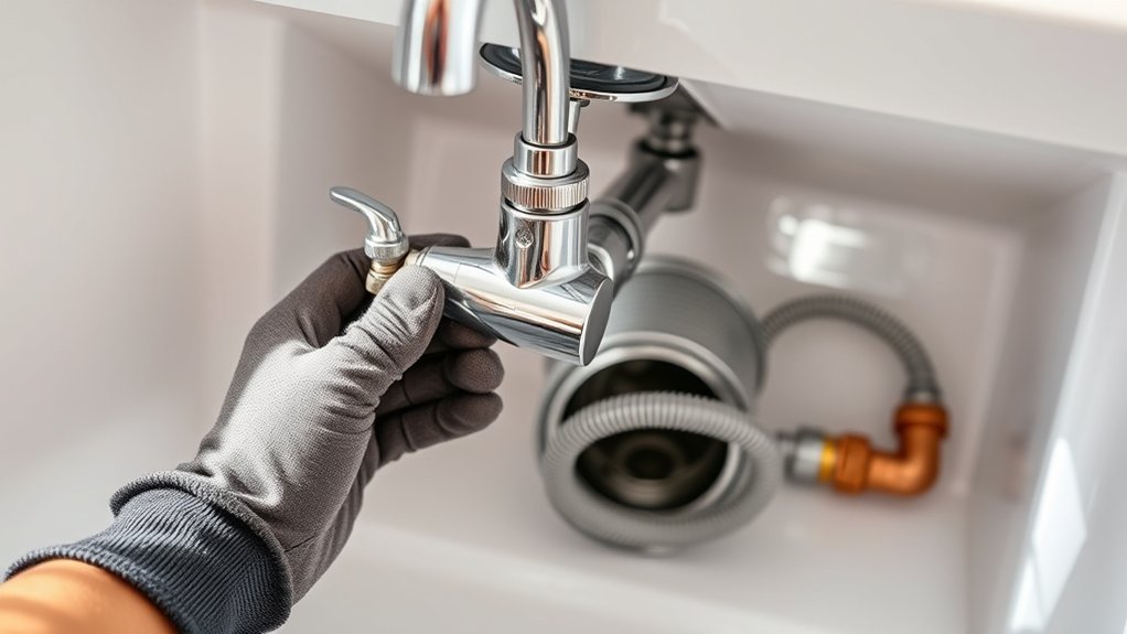 How to Replace a Kitchen Sink in 10 Easy Steps 3 turn off water disconnect plumbing