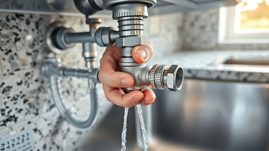 turn off water valves
