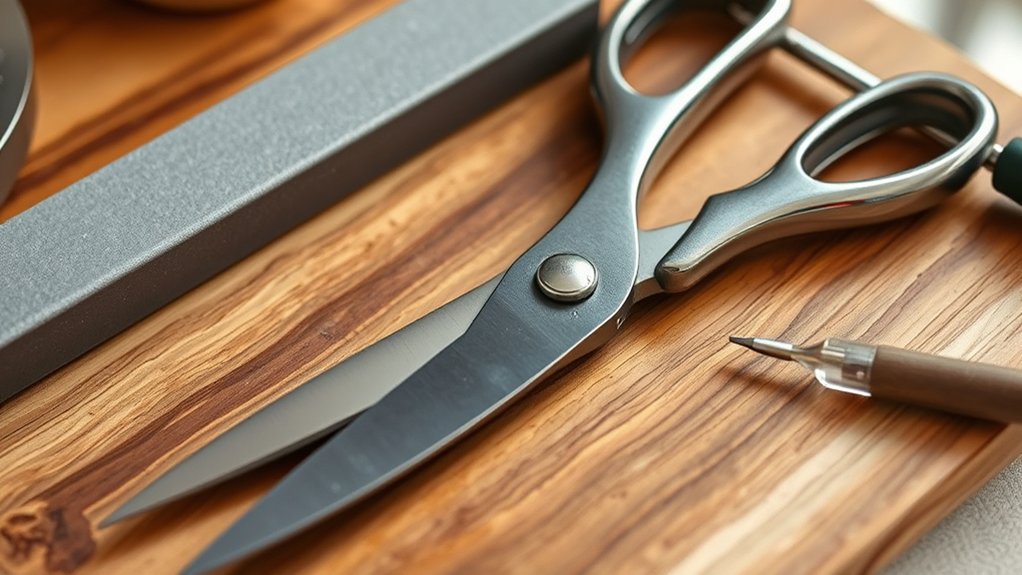 How to Sharpen Kitchen Shears in 3 Simple Steps 2 use proper sharpening tools