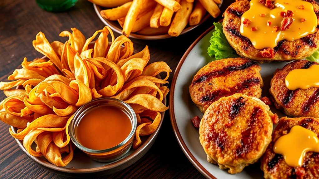 variety of flavorful starters