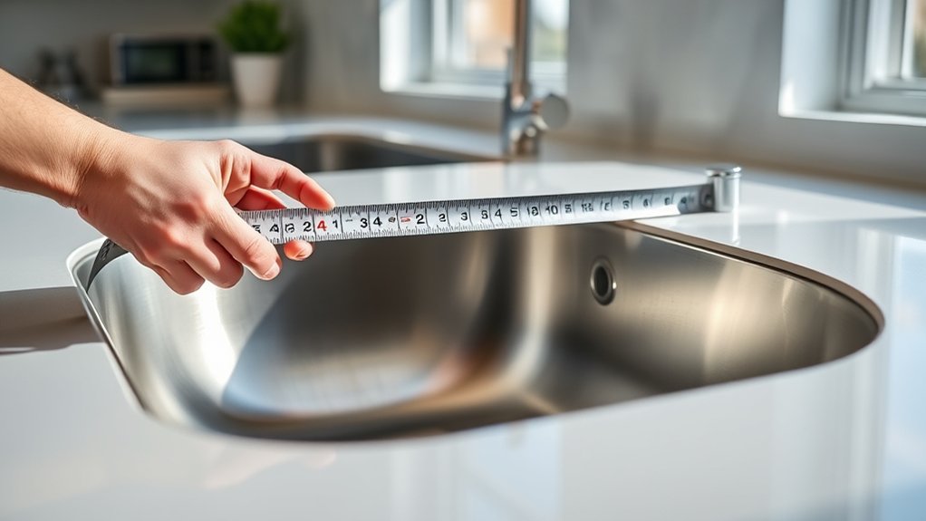 How to Measure Kitchen Sink in 3 Easy Steps 4 verify measurements and fit