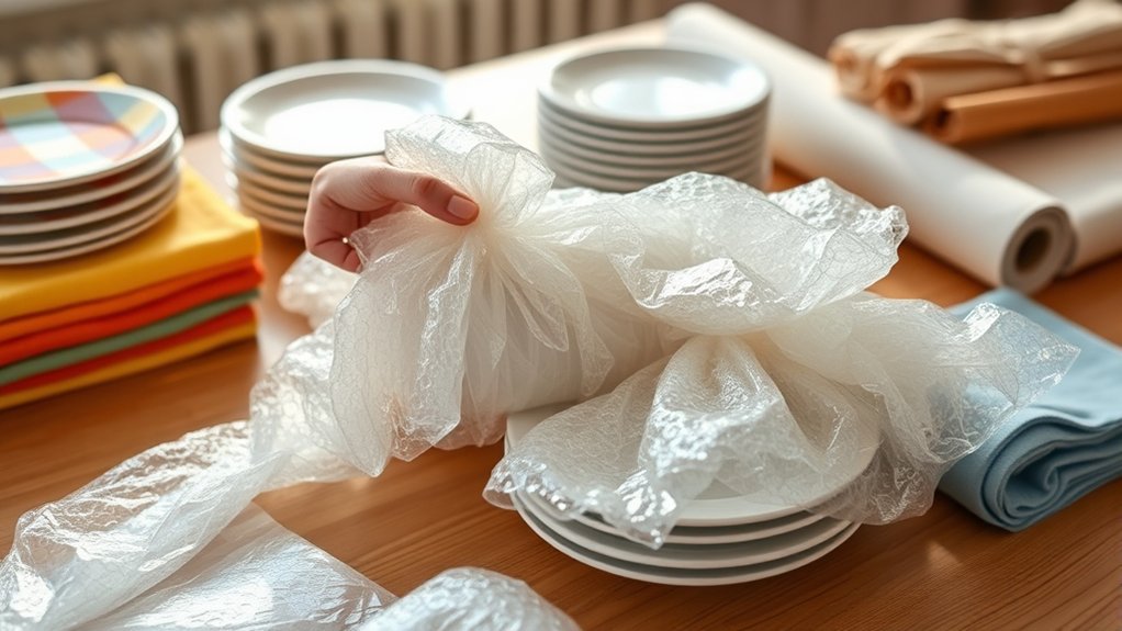 How to Pack Kitchen Items in 10 Easy Steps 4 wrap protect secure label